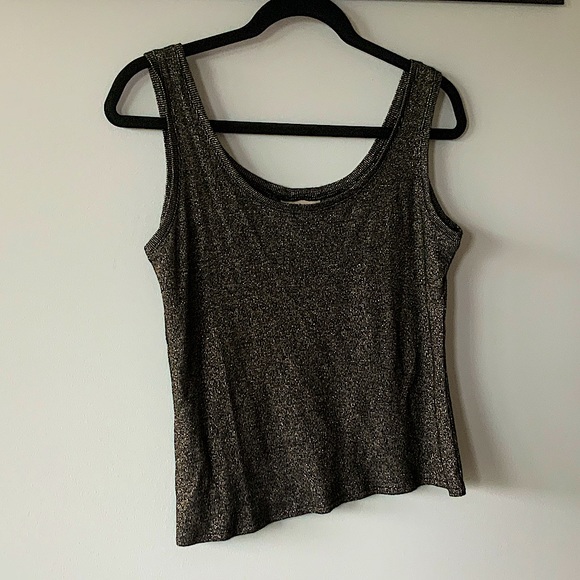 Black + Gold Sleeveless Top - Picture 6 of 10